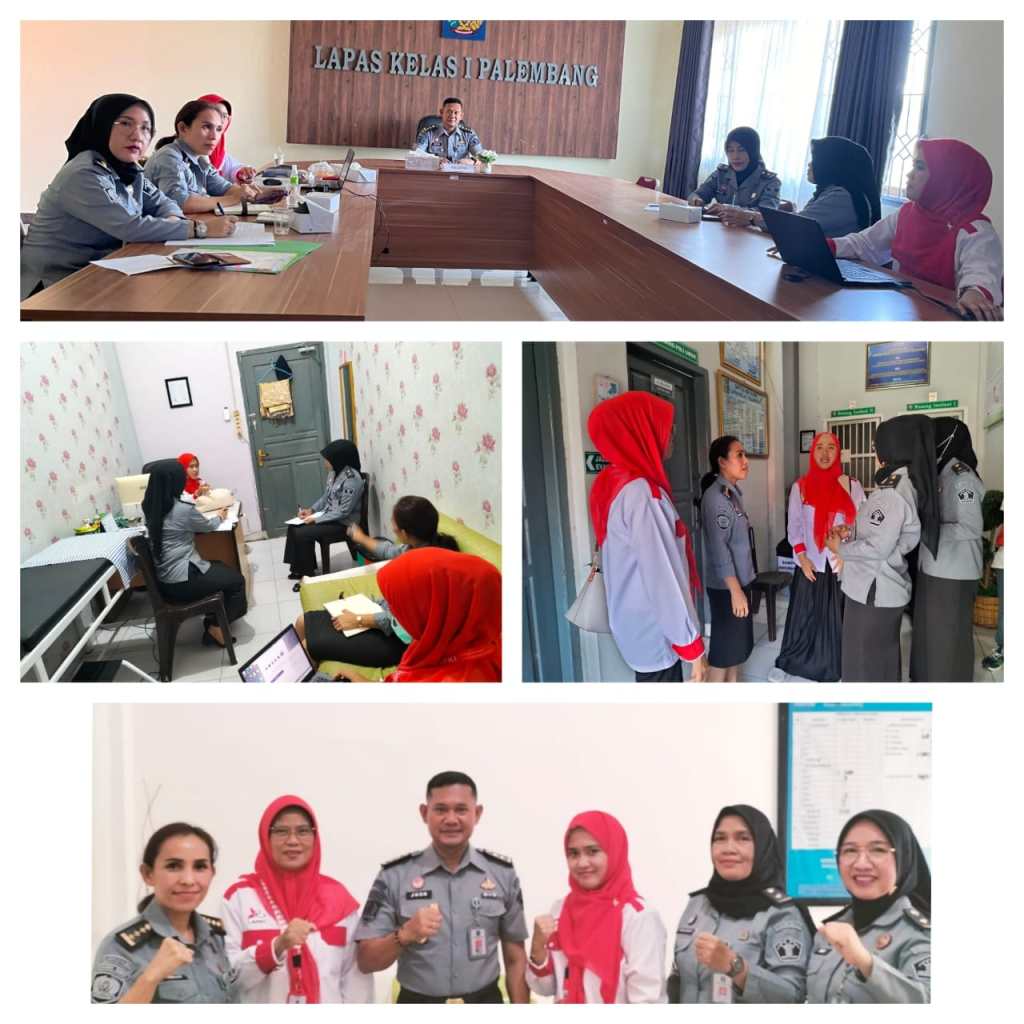 Petugas Klinik Lapas Kelas I Palembang Dapat Pembimbingan Akreditasi Klinik Oleh LAFKI Sumatera&nbsp;Selatan