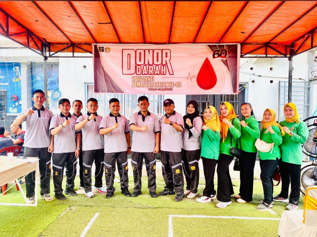 Lapas Batam Meriahkan Kegiatan Donor Darah&nbsp;Serentak