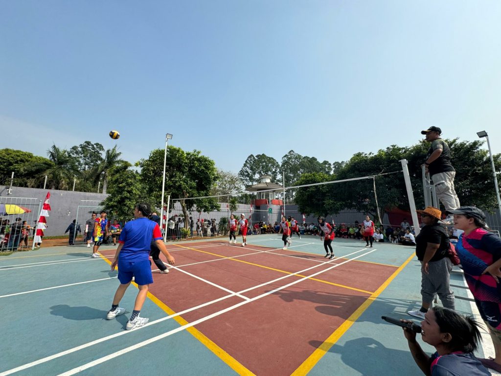Keseruan Lomba Volly Warga Binaan LPP Tangerang dalam Menyambut Hari Kemerdekaan dan Hari Pengayoman ke –&nbsp;79