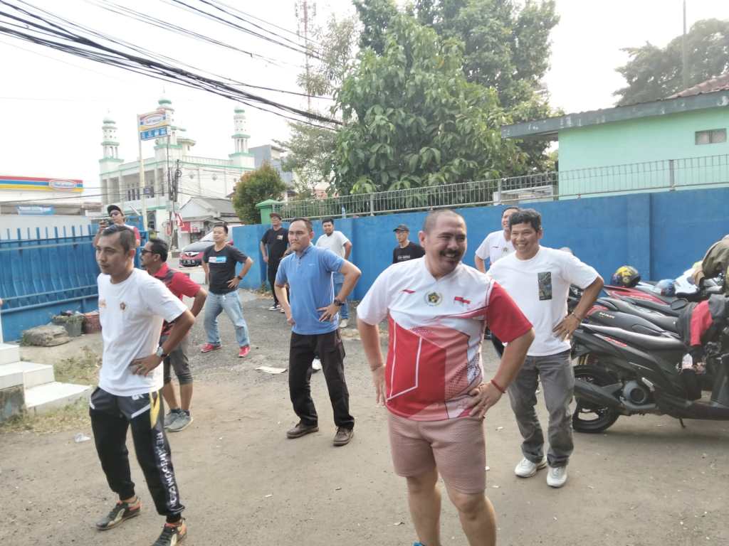 PWI Banten Gelar Senam Sehat dan Santunan Anak Yatim&nbsp;Piatu